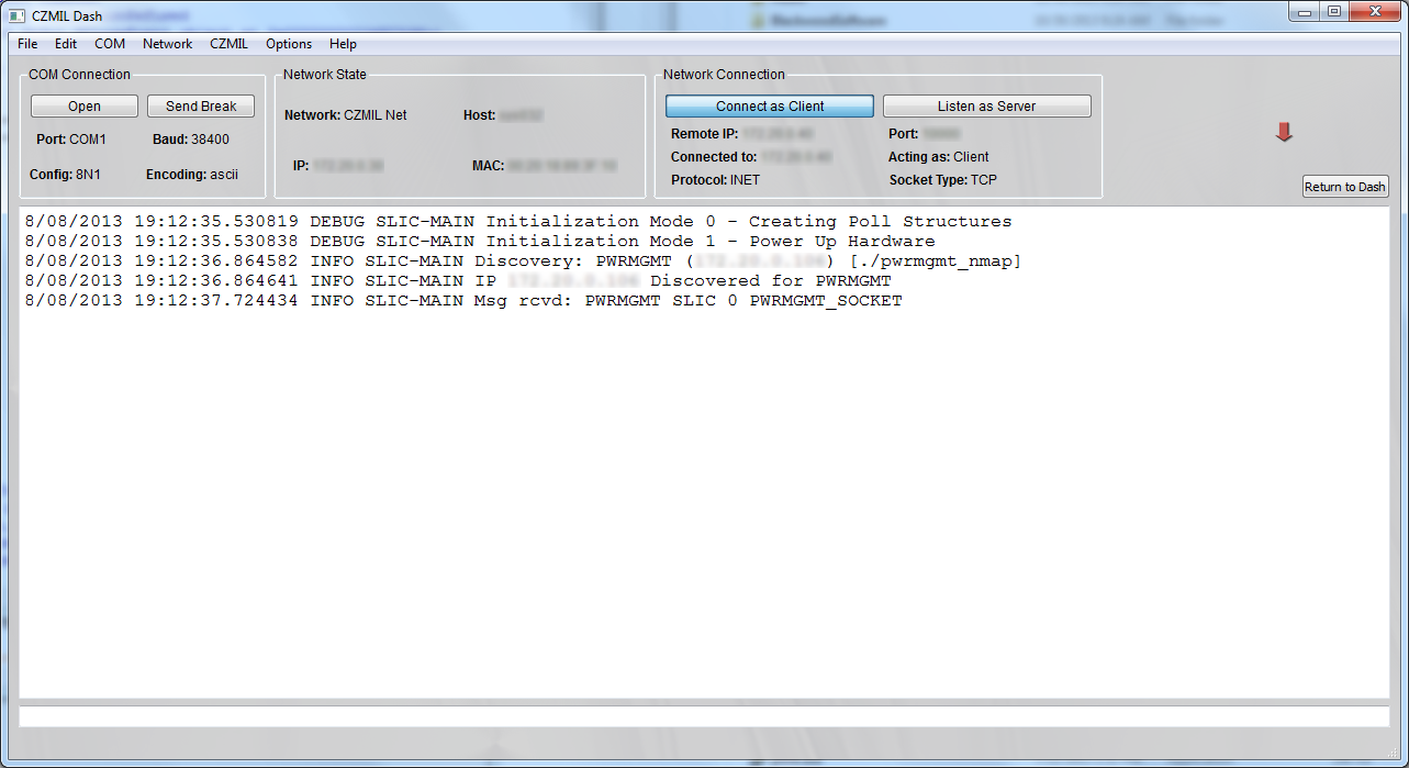 Terminal Software Screenshot