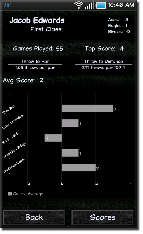 Image of DGC Player Stats